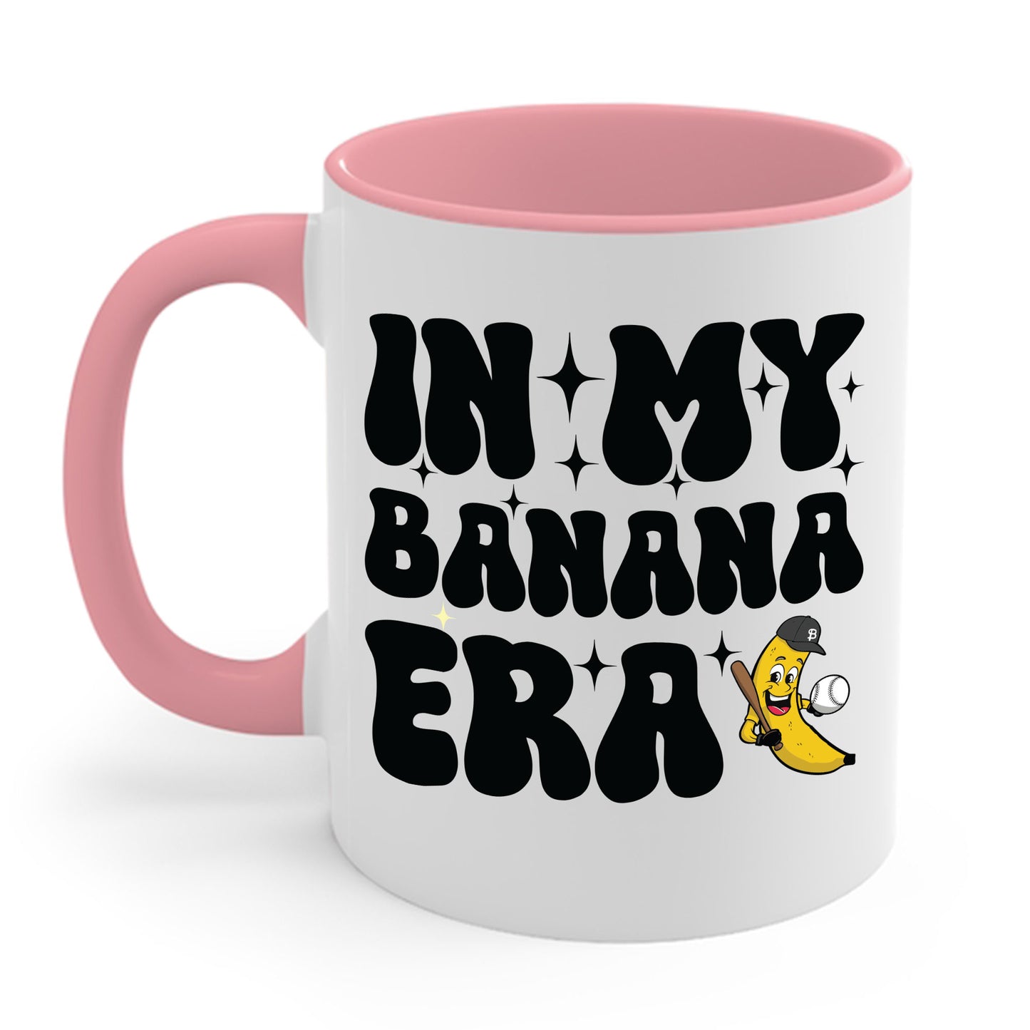 Funny In My Bananas Era Fruit Lover Baseball Player Coffee Mug For Men Women