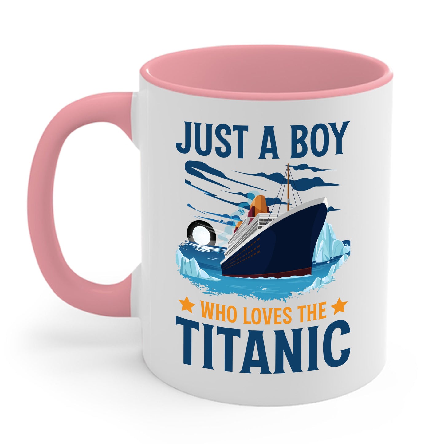 Just A Boy Who Just Loves The Rms Titanic Cruise Ship Coffee Mug For Men Women