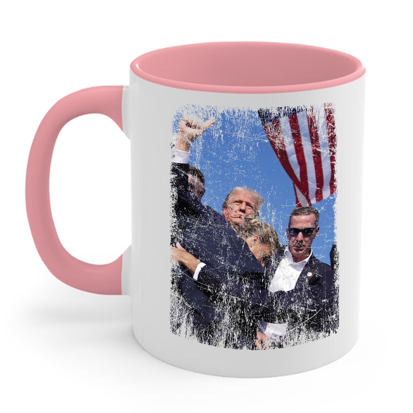 Donald Trump Fight Fist 2024 Election 45 47 Coffee Mug For Men Women