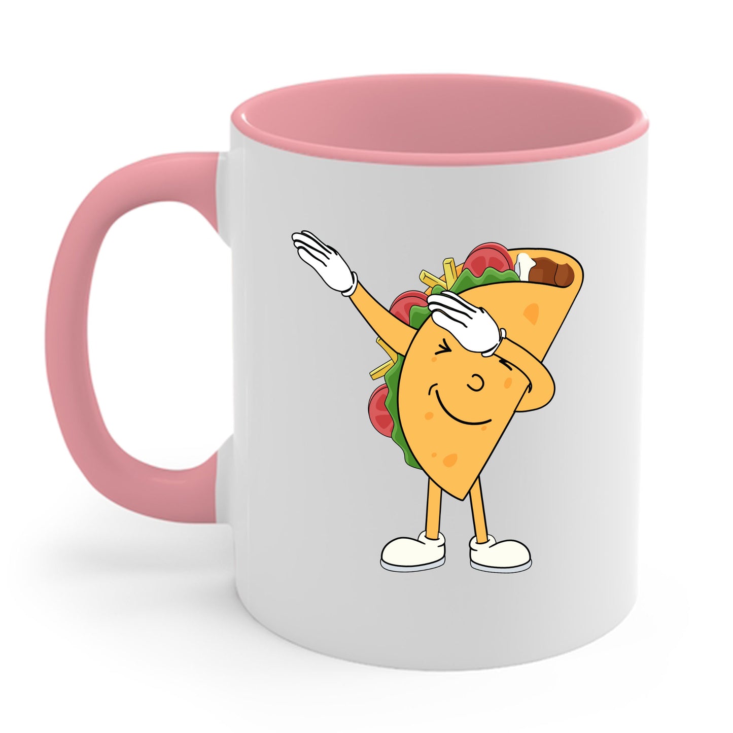 Funny Dabbing Taco Cinco de Mayo Boys Men Mexican Food Dab Coffee Mug Funny