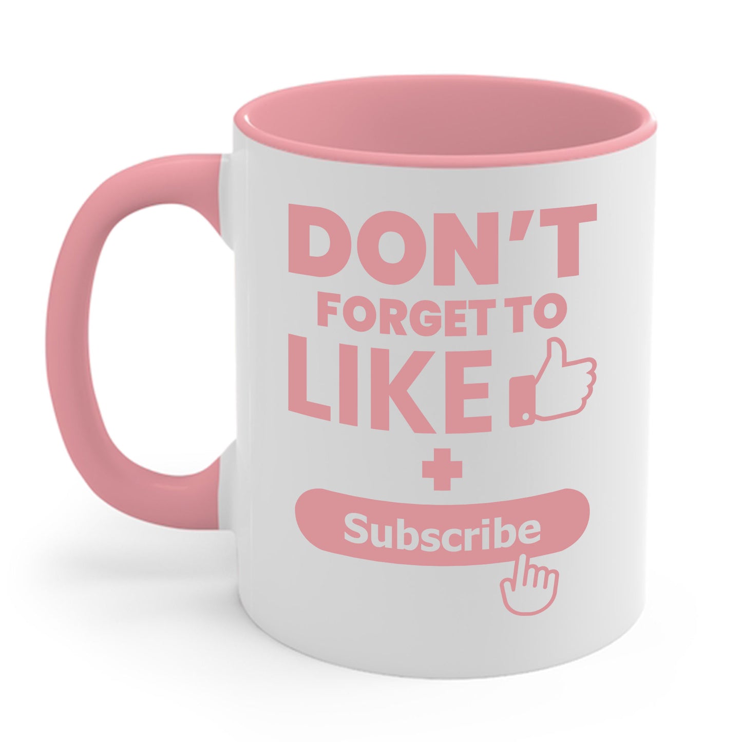 Social Media Influencer Like and Subscribe Coffee Mug For Men Women YouTuber