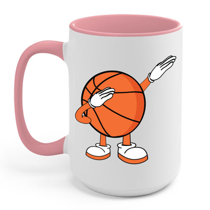 Funny Dabbing Basketball Dancing Ball Game In Shoes Coffee Mug For Men Women