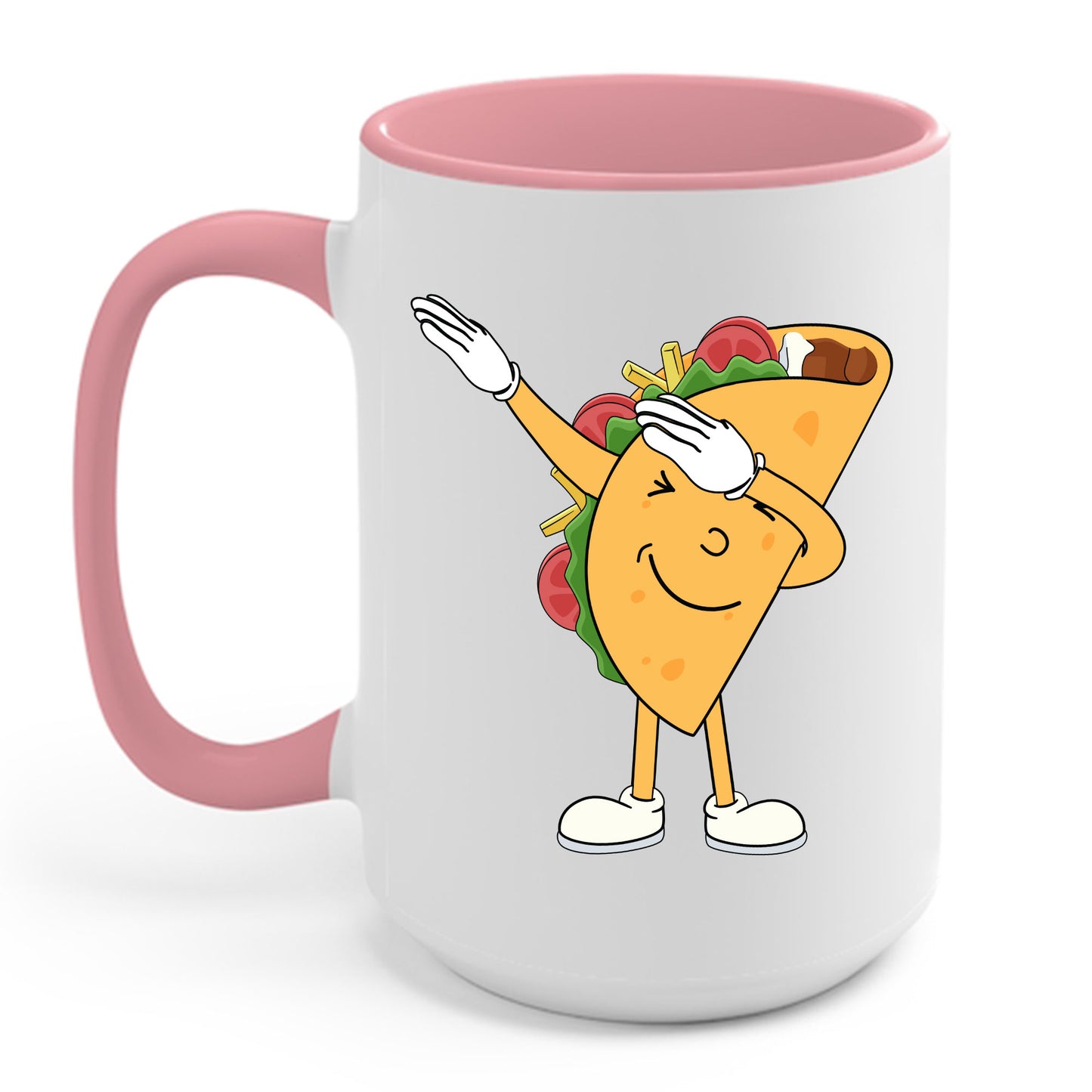 Funny Dabbing Taco Cinco de Mayo Boys Men Mexican Food Dab Coffee Mug Funny