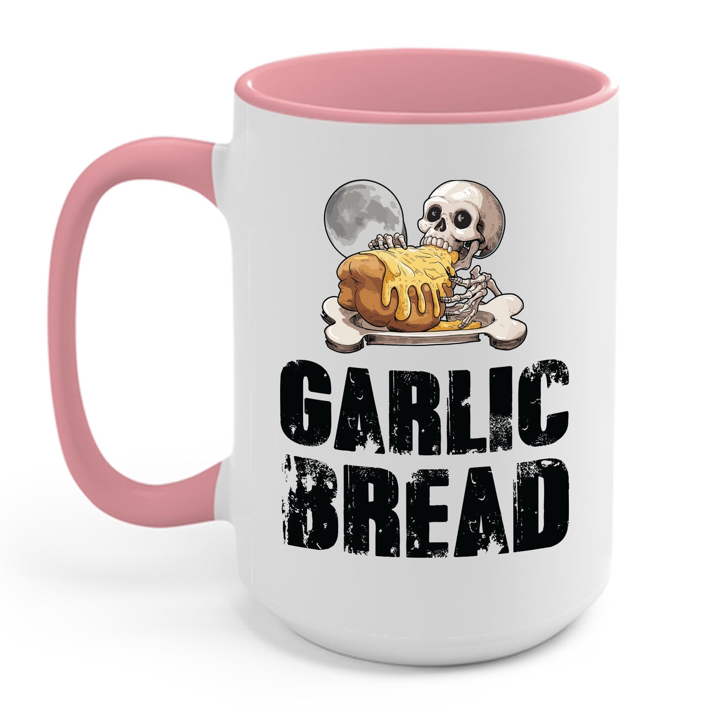 Garlic Bread Skeleton Funny Tees Foodie Food Lovers Coffee Mug For Men Women