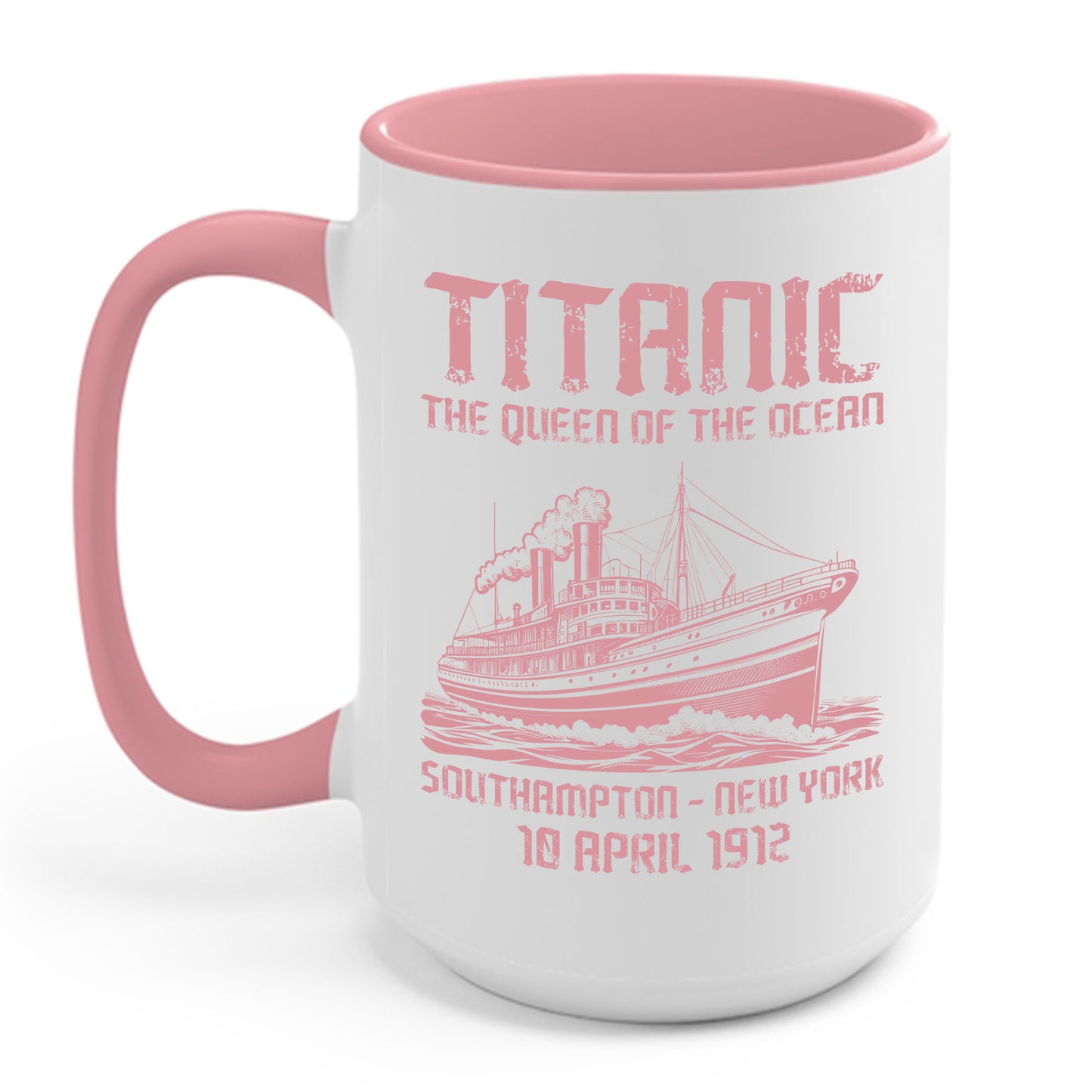 Vintage RMS Titanic 1912 Distressed Sea Sailing Ship Ocean Coffee Mug For Men Women