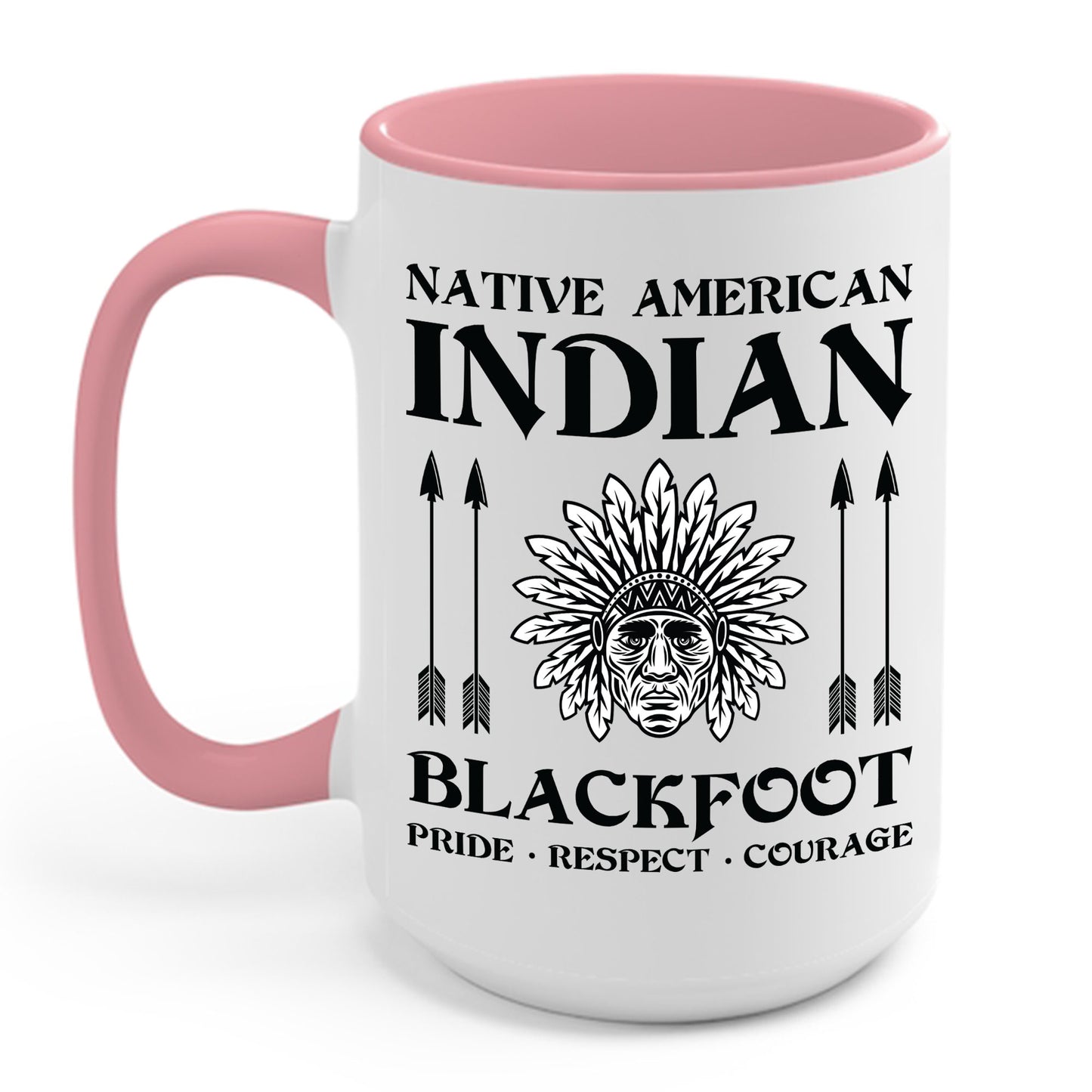 Blackfoot Native American Indian Pride Respect Courage Indigenous Tribe Coffee Mug For Men Women