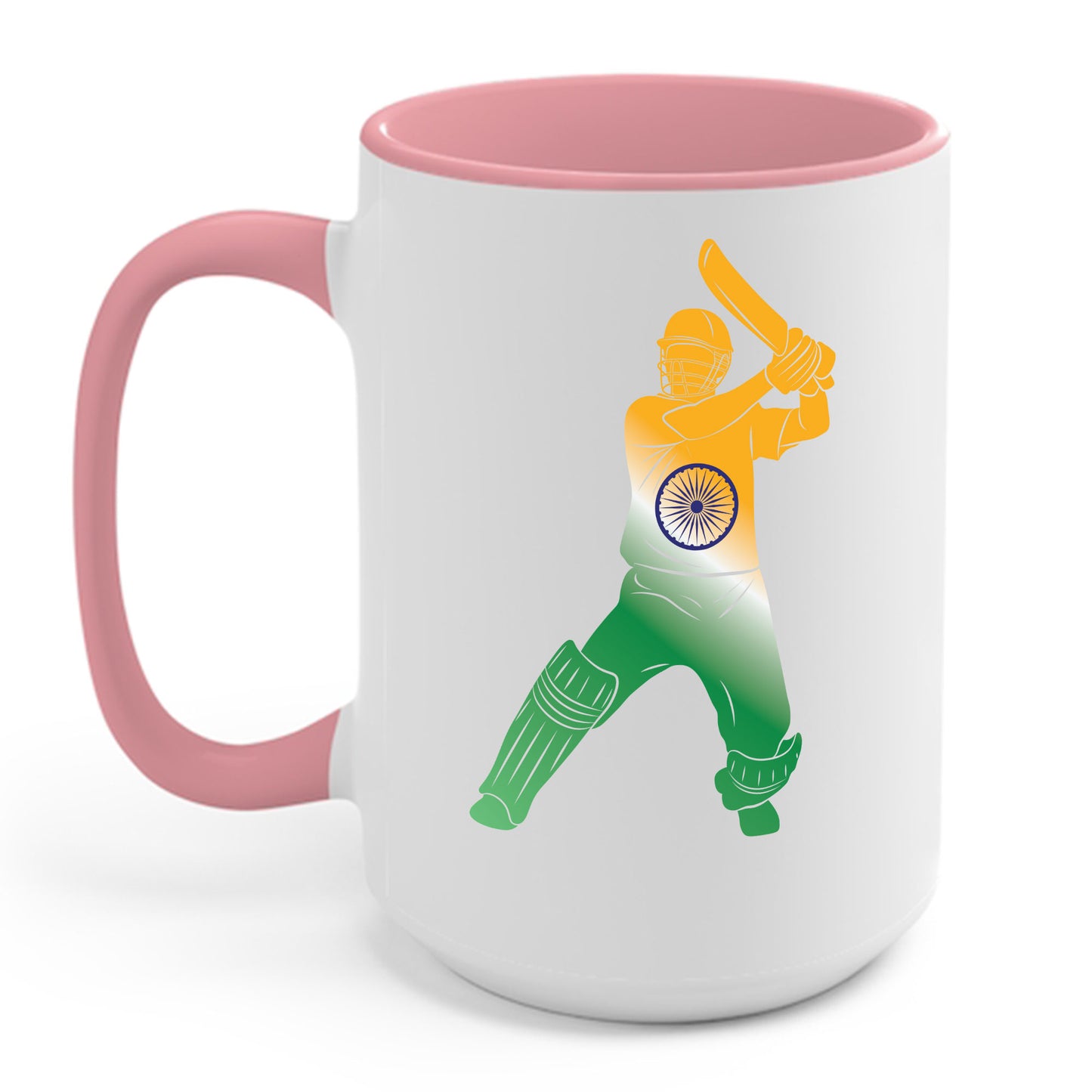 Indian Cricket Team Cricketer Fan Batsmen Flag Of India Coffee Mug Gift For Men Women