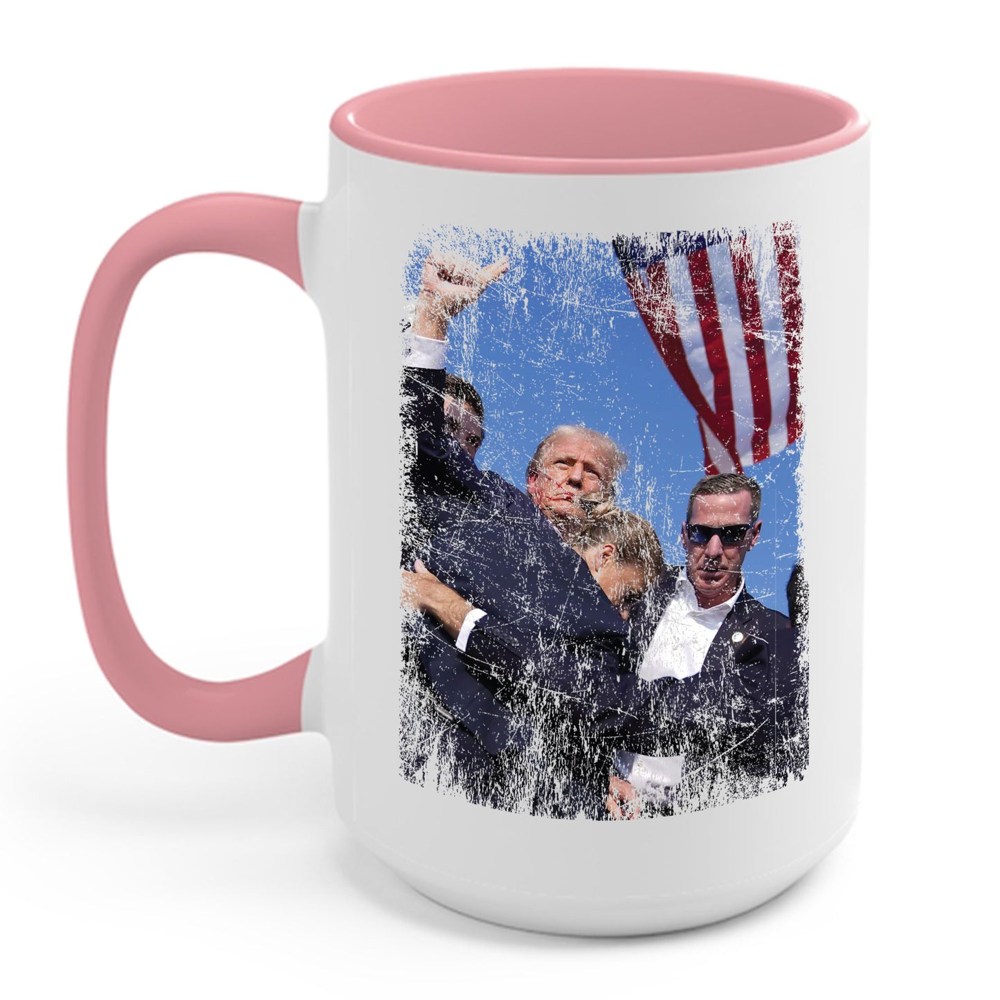 Donald Trump Fight Fist 2024 Election 45 47 Coffee Mug For Men Women