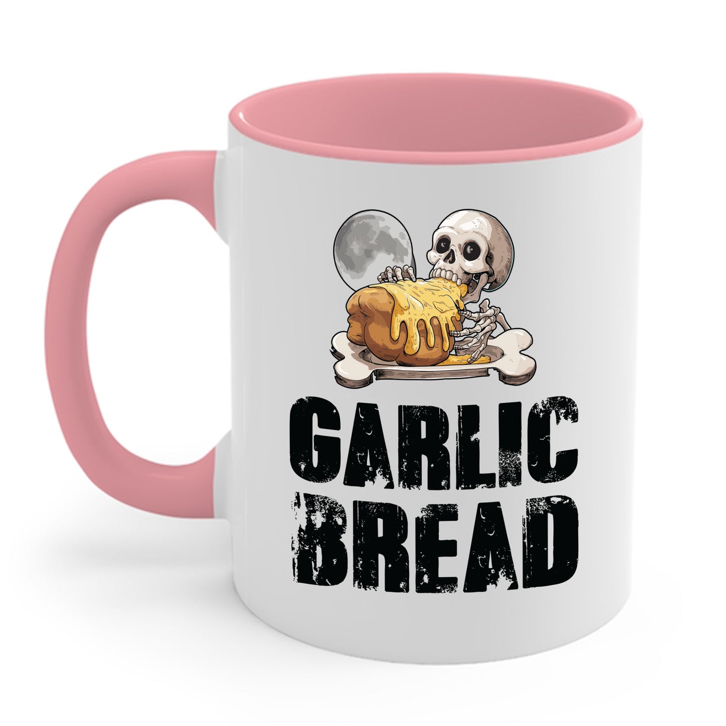 Garlic Bread Skeleton Funny Tees Foodie Food Lovers Coffee Mug For Men Women