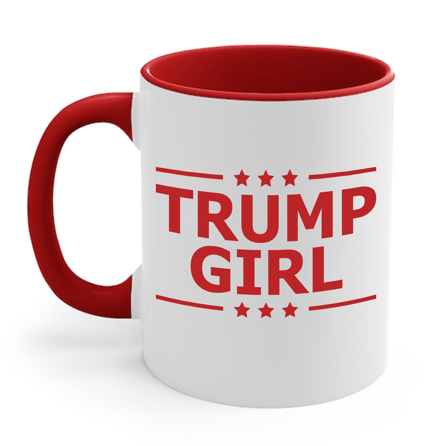 Cute Trump Girl Republican US Flag 2024 Vintage Vote Coffee Mug