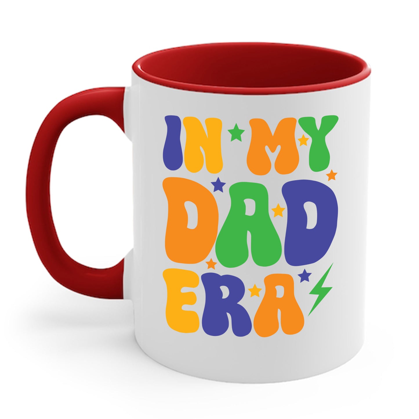 Funny Groovy In My Dad Era Funny Dad Father Daddy Era Coffee Mug For Men