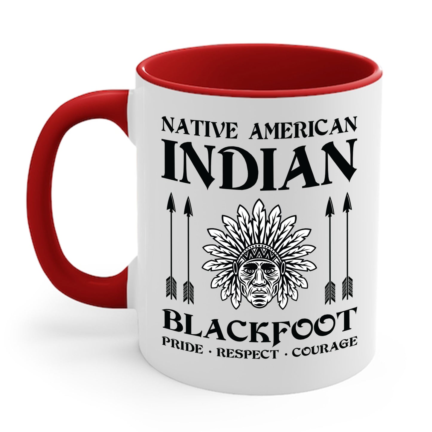 Blackfoot Native American Indian Pride Respect Courage Indigenous Tribe Coffee Mug For Men Women