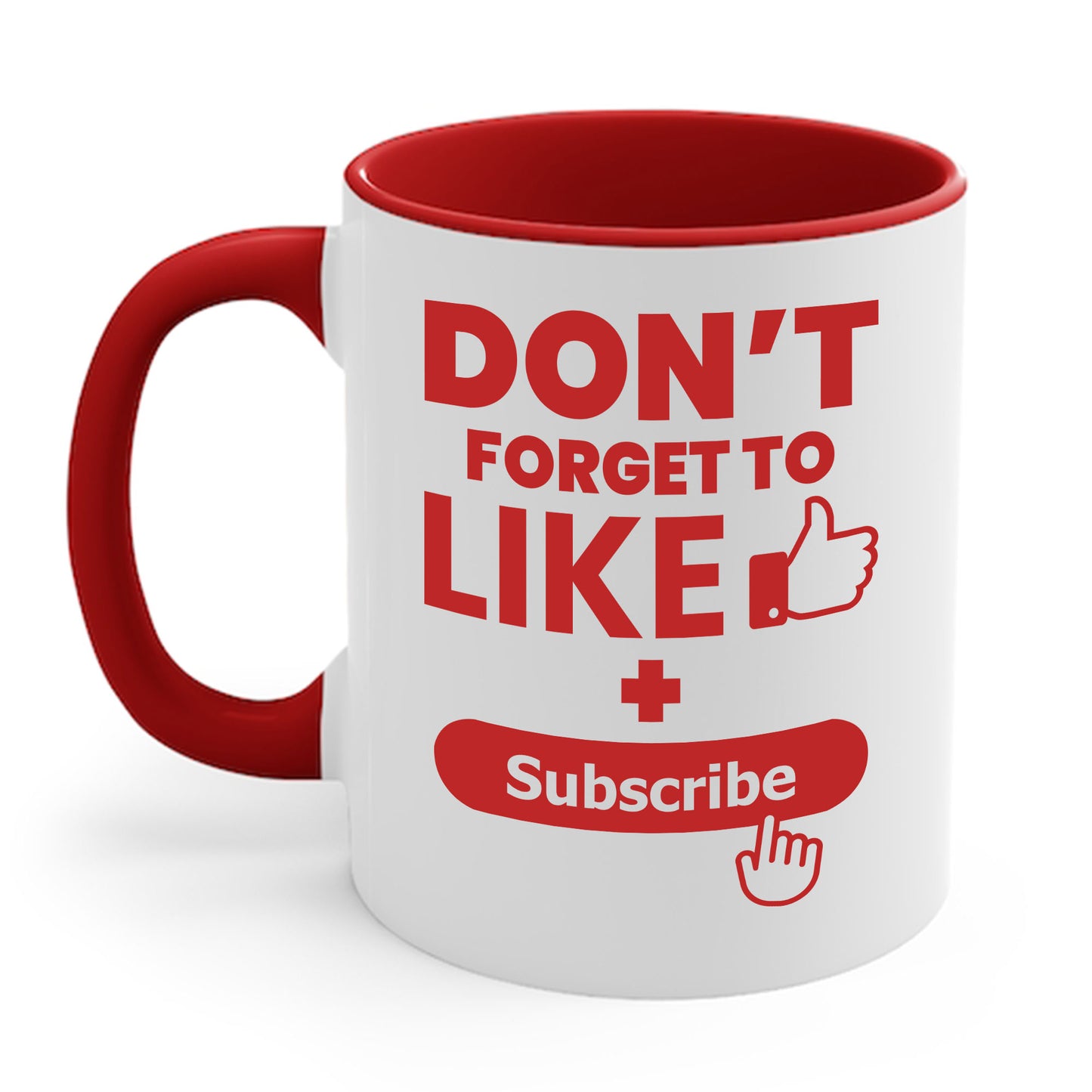 Social Media Influencer Like and Subscribe Coffee Mug For Men Women YouTuber