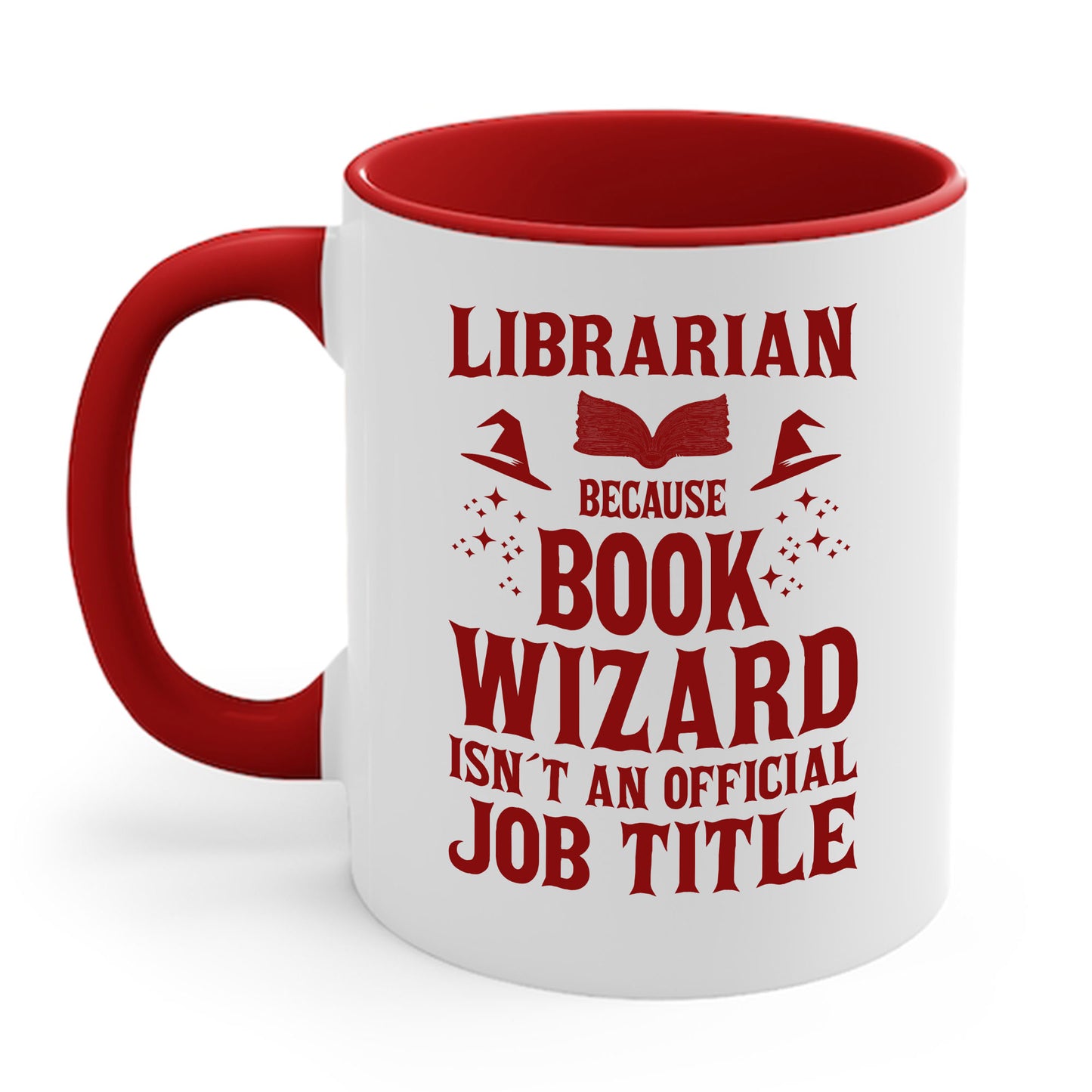 Cool Librarian Book Wizard Art For Men Women Read Library Book Coffee Mug