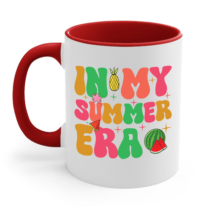 Funny In My Summer Era Summer Break Beach Family Matching Vacation Coffee Mug For Men Women