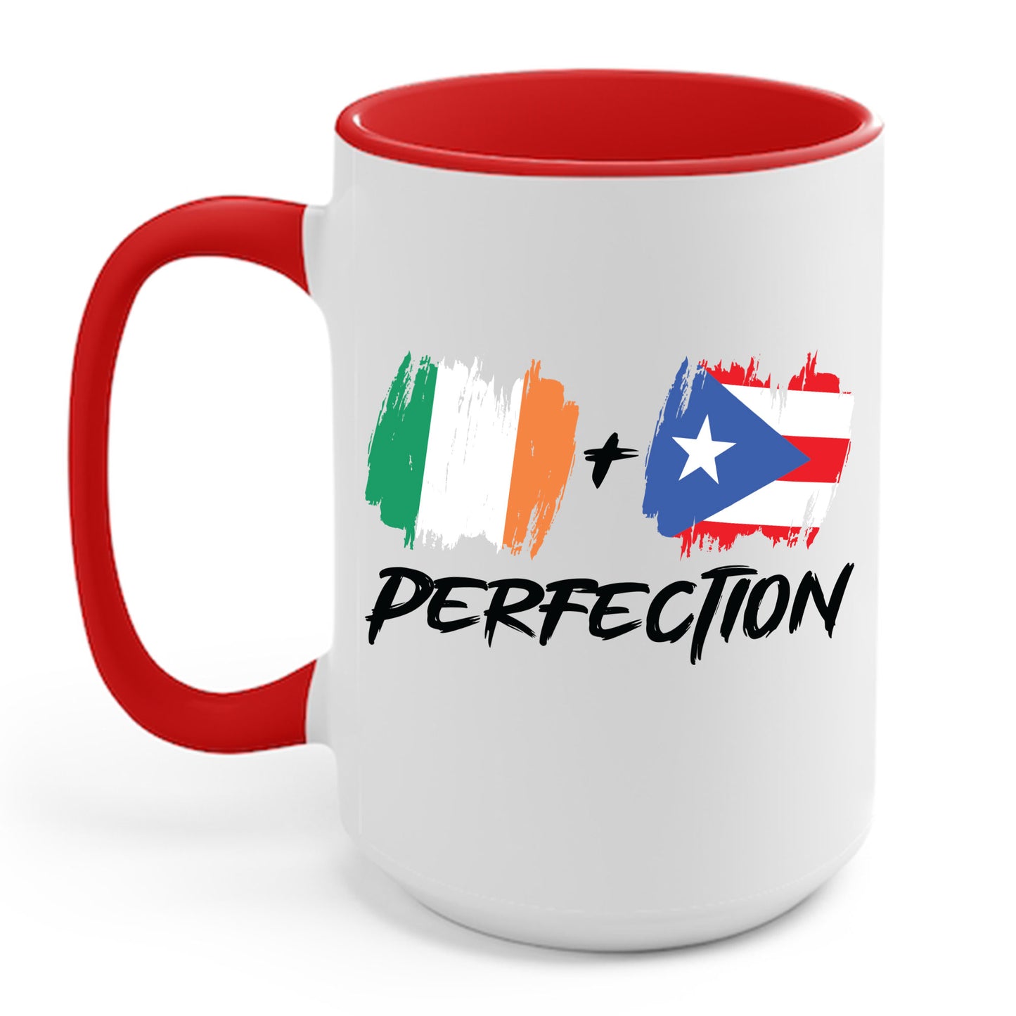 Irish Plus Puerto Rican Perfection Heritage Coffee Mug For Men Women