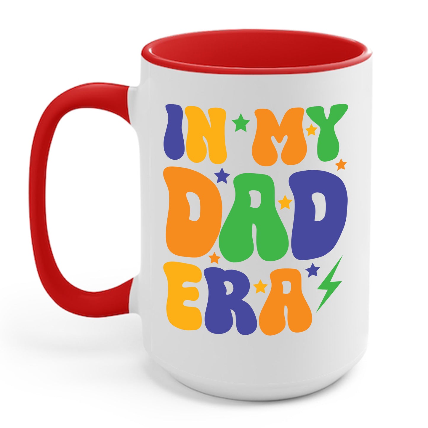 Funny Groovy In My Dad Era Funny Dad Father Daddy Era Coffee Mug For Men