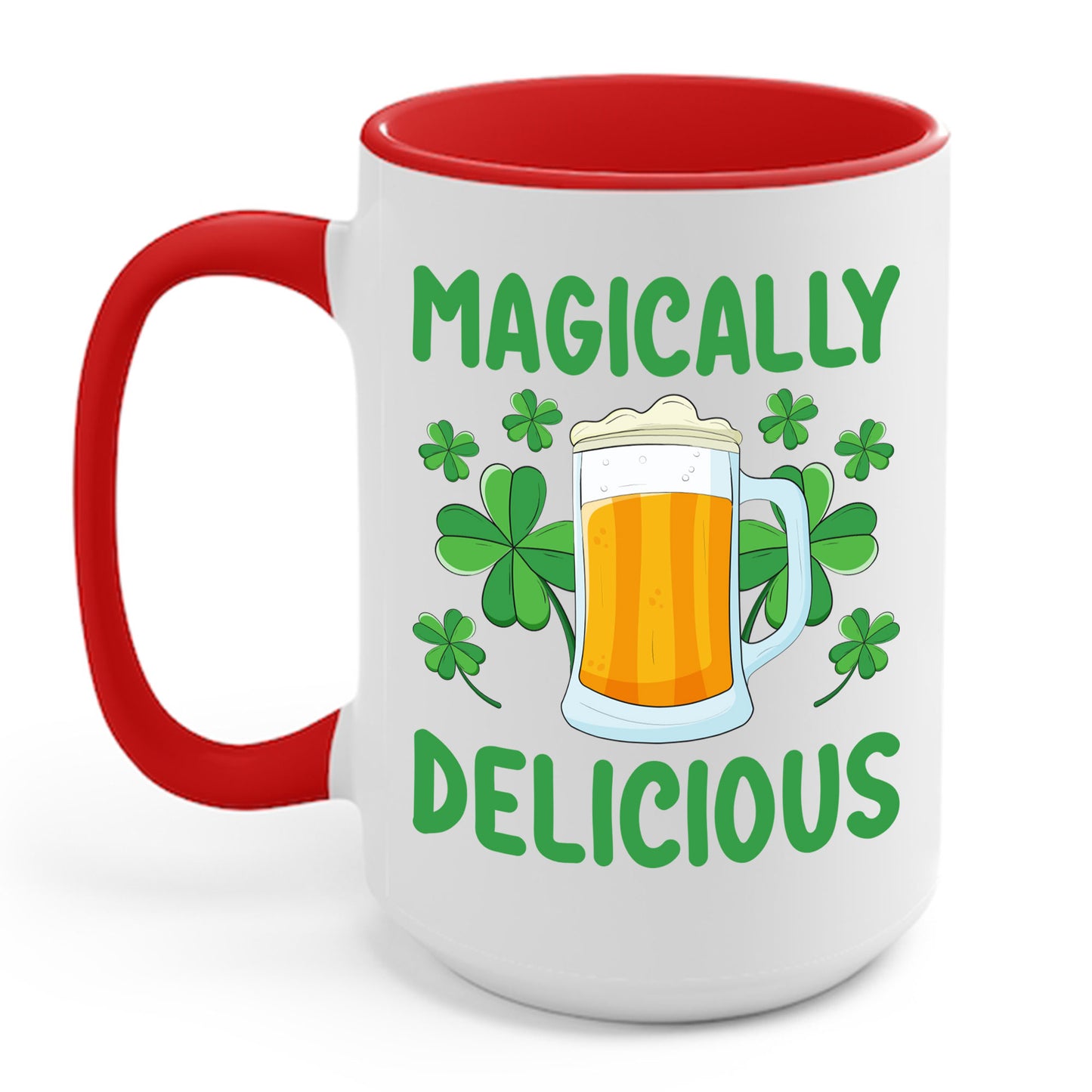 Funny Magically Delicious St Patrick's Day Irish Pride Coffee Mug For Men Women