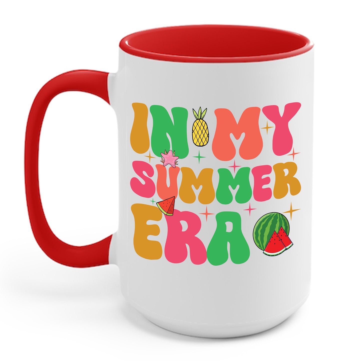 Funny In My Summer Era Summer Break Beach Family Matching Vacation Coffee Mug For Men Women