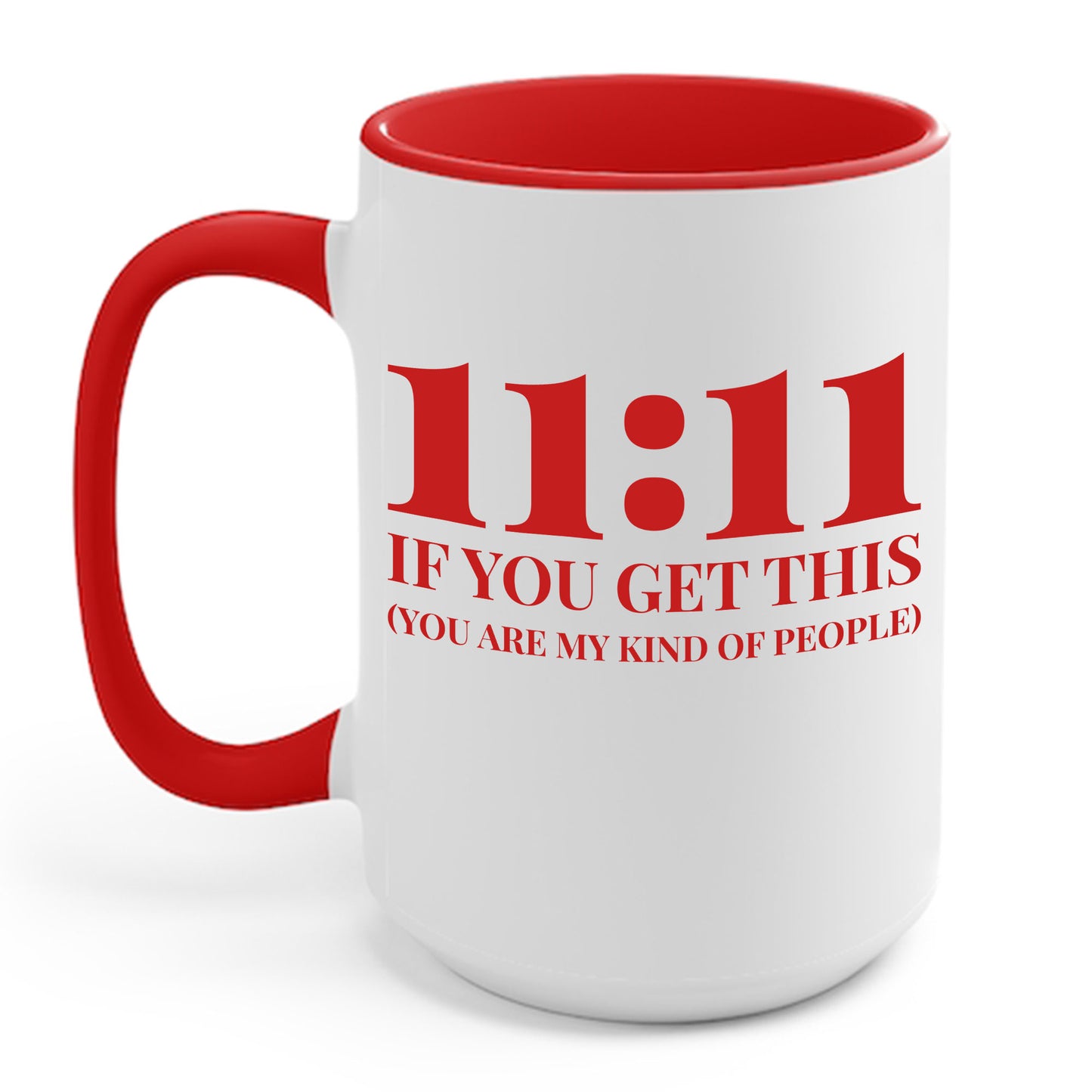 Funny 1111 Manifestation Numerology Angel Number Coffee Mug For Men Women