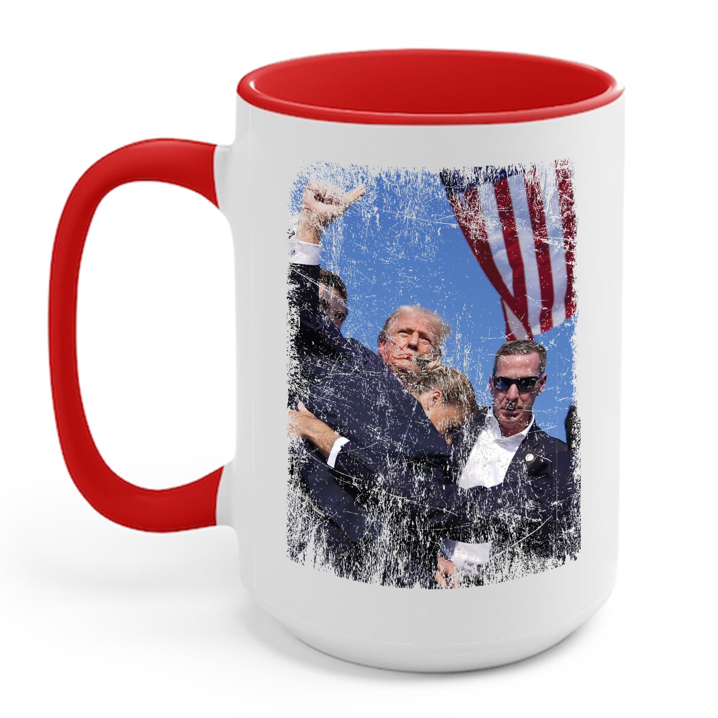 Donald Trump Fight Fist 2024 Election 45 47 Coffee Mug For Men Women