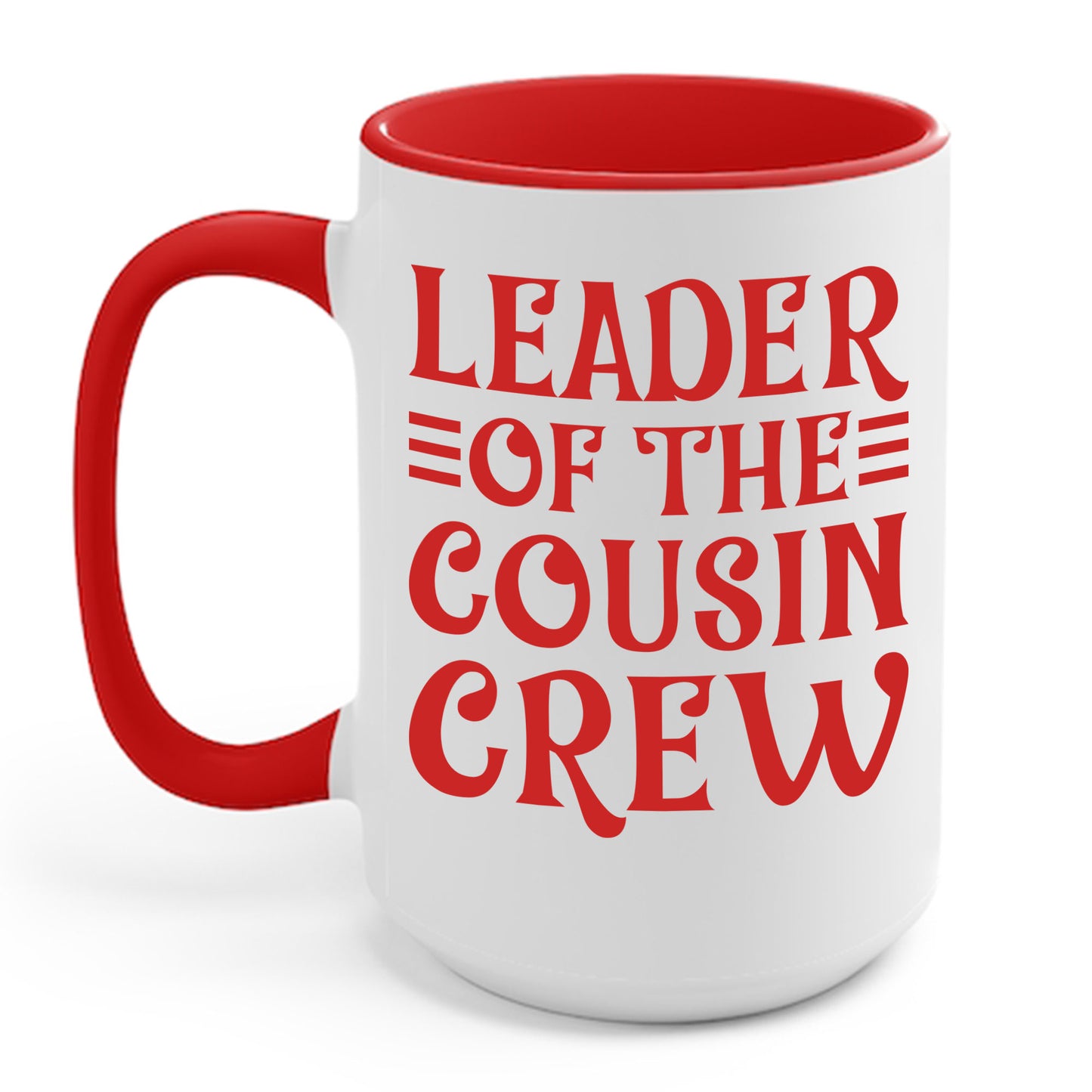 Leader Of The Cousin Crew Toddler Girl Boy Funny Vacation Trip Coffee Mug For Men Women