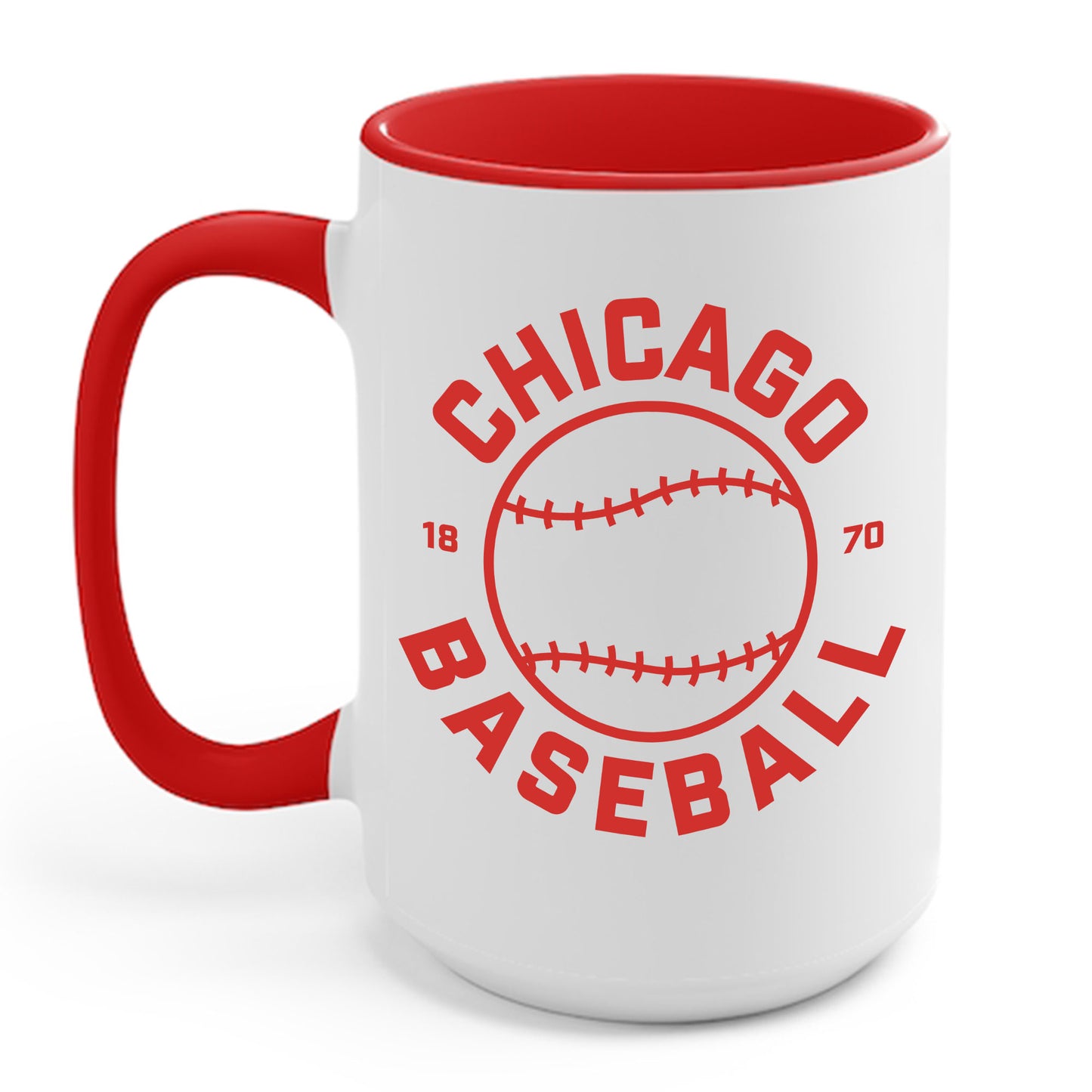 Chicago Baseball Gameday Fan Gear Sports Baseballer Coffee Mug For Men Women