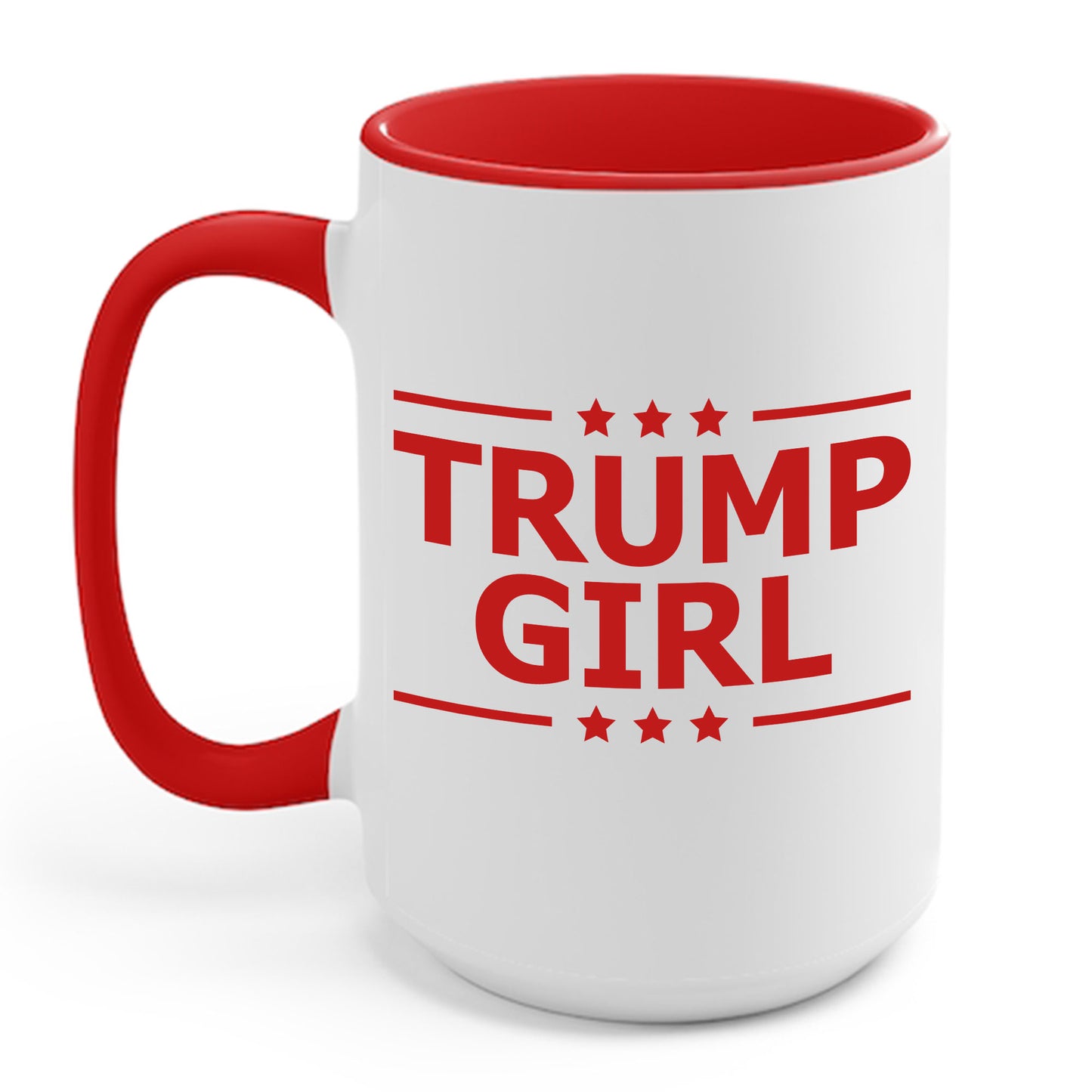 Cute Trump Girl Republican US Flag 2024 Vintage Vote Coffee Mug