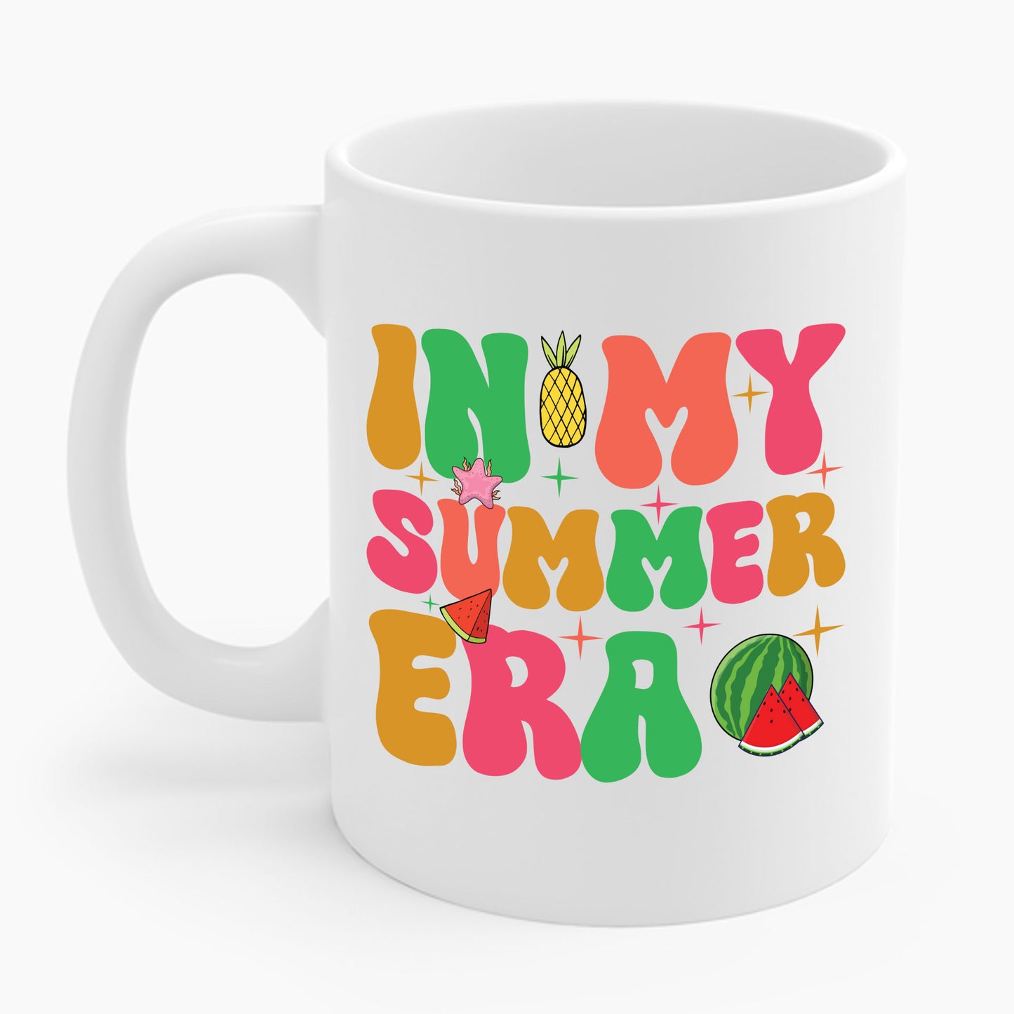 Funny In My Summer Era Summer Break Beach Family Matching Vacation Coffee Mug For Men Women