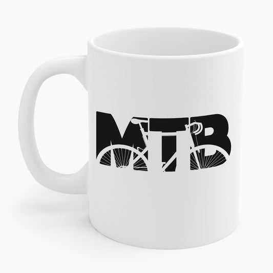 MTB Mountain Bike Mug for Mountain Biker Coffee Mug Men Women