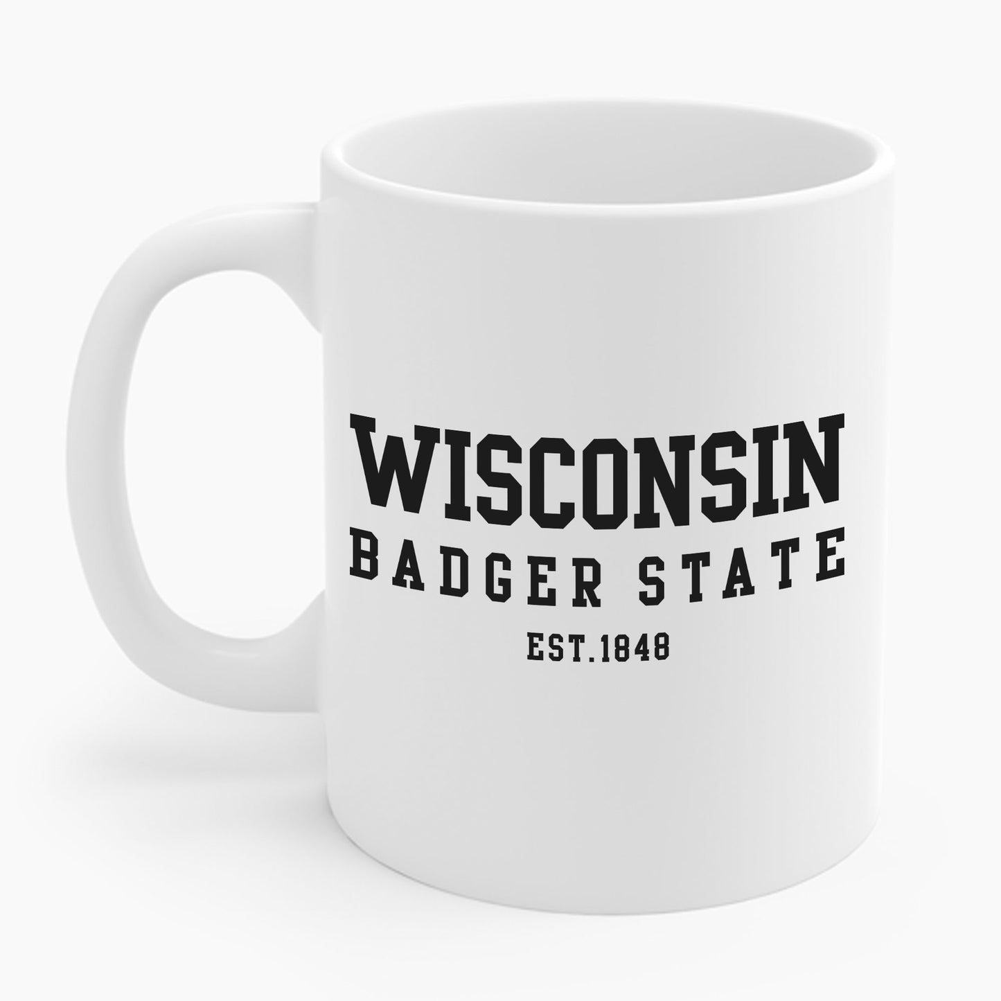 Wisconsin Coffee Mug Vintage Sports Wisconsinan WI Tee For Men Women