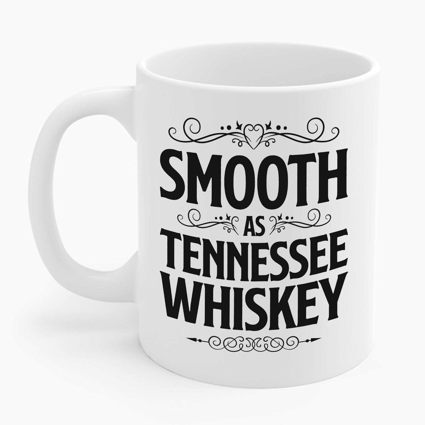 Funny Smooth As Tennessee Whiskey Country Drinking Coffee Mug For Men Women