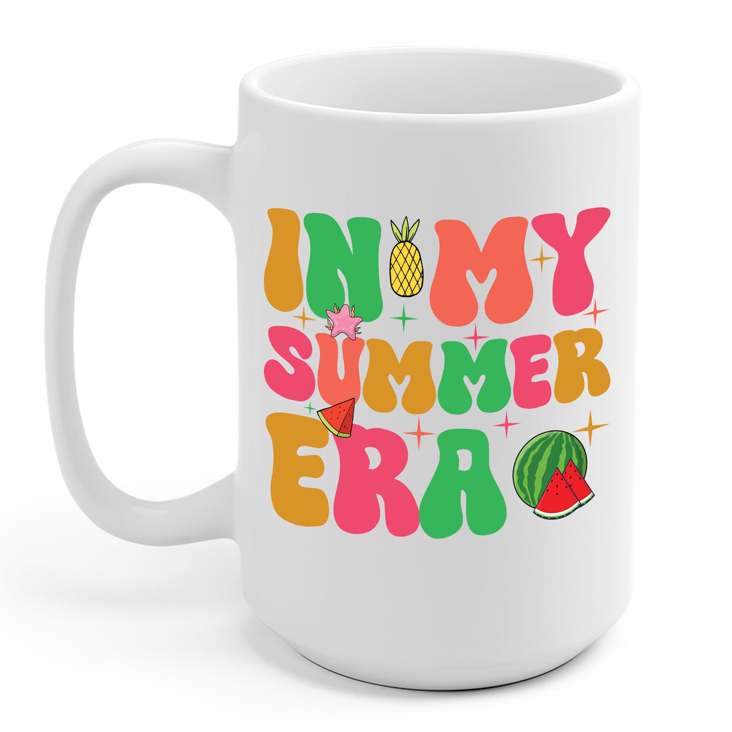 Funny In My Summer Era Summer Break Beach Family Matching Vacation Coffee Mug For Men Women