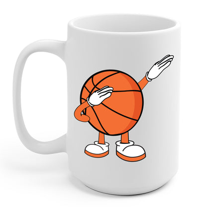 Funny Dabbing Basketball Dancing Ball Game In Shoes Coffee Mug For Men Women